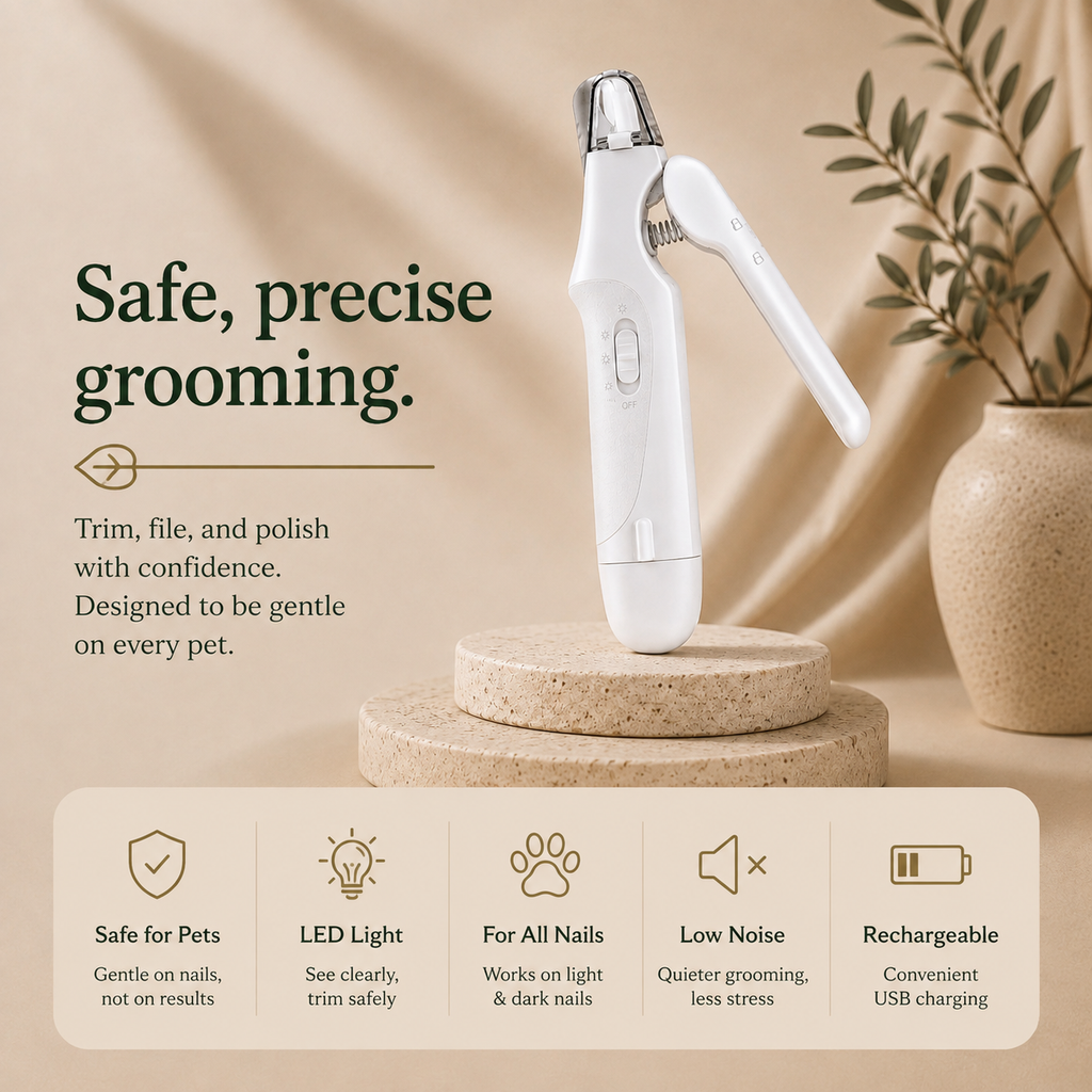 LED Light Pet Nail Grooming Tool