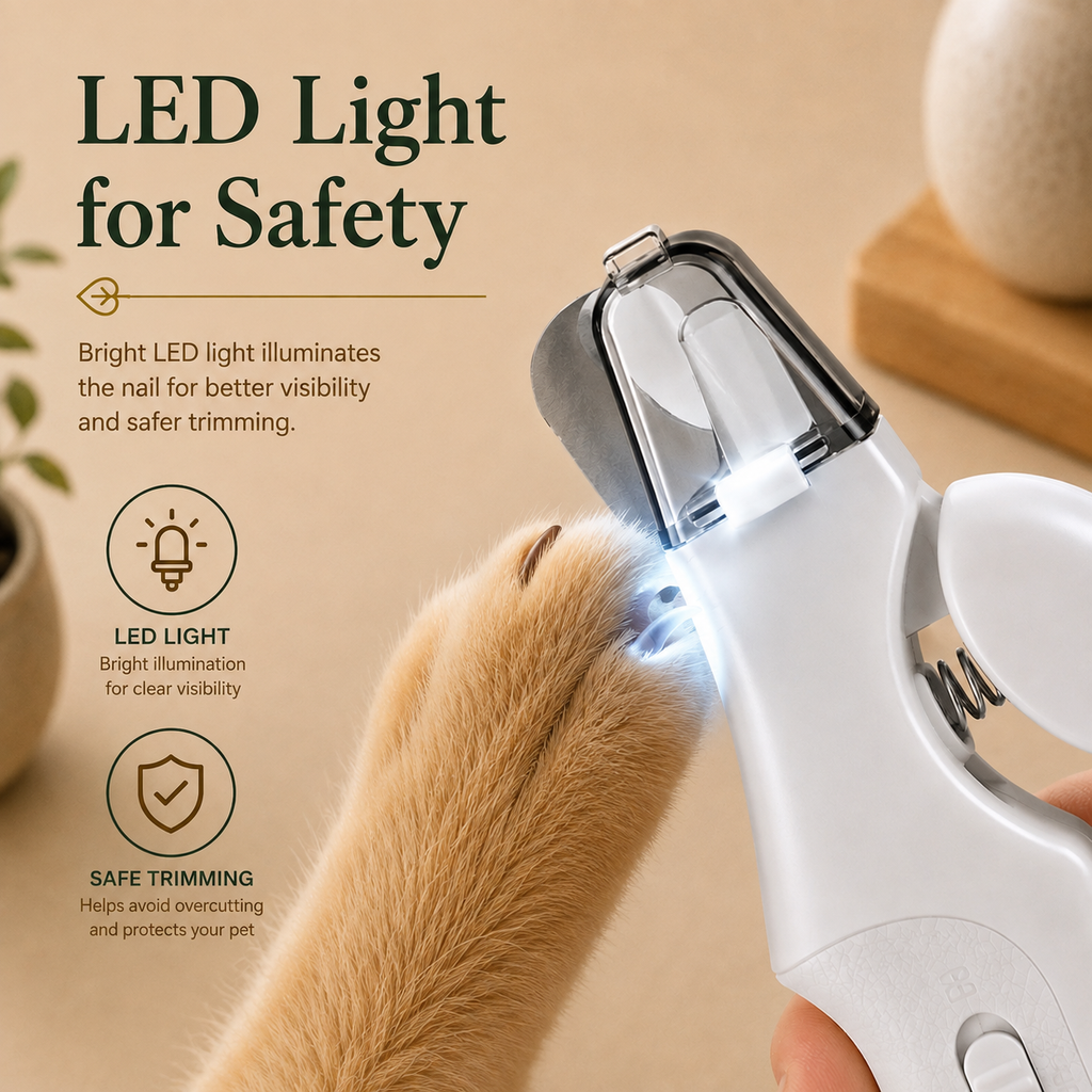 LED Light Pet Nail Grooming Tool