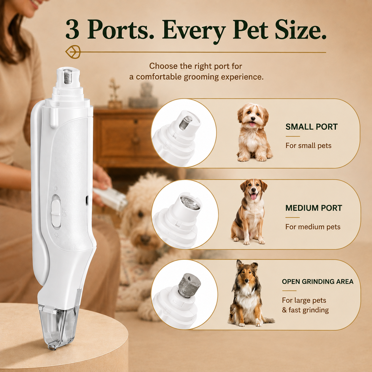 LED Light Pet Nail Grooming Tool