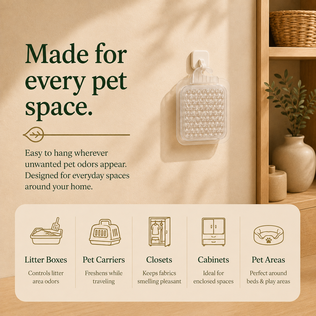 Pet Odor Deodorizing Patches